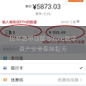 比特派移动版 Bitpie数字资产安全保障指南