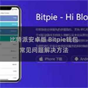 比特派安卓版 Bitpie钱包常见问题解决方法